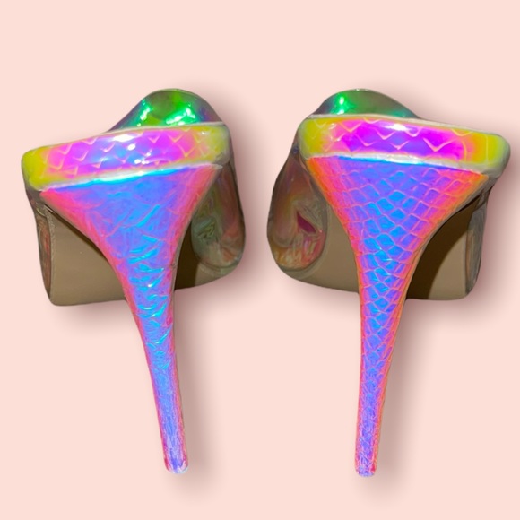 PVC Iridescent Heels - Picture 2 of 5